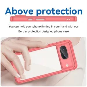 CRYSTAL Ochranný kryt pre Google Pixel 8 červený