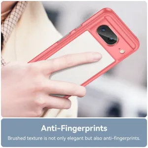 CRYSTAL Ochranný kryt pre Google Pixel 8 červený