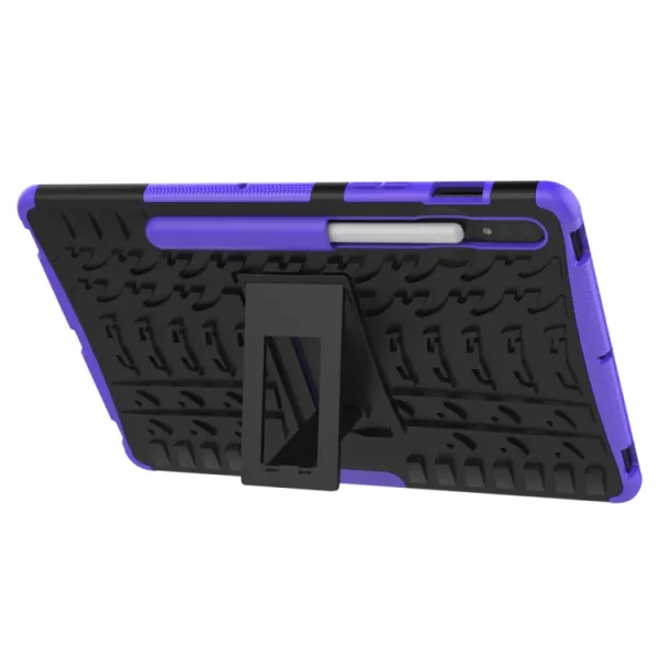 STAND Extra odolný obal Samsung Galaxy Tab S9 / S7 / S8 fialový