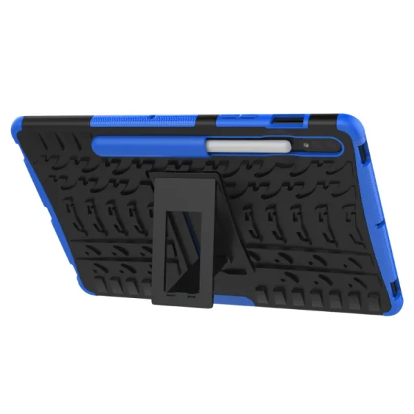 STAND Extra odolný obal Samsung Galaxy Tab S9 / S7 / S8 modrý
