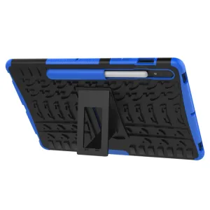 STAND Extra odolný obal Samsung Galaxy Tab S9 / S7 / S8 modrý