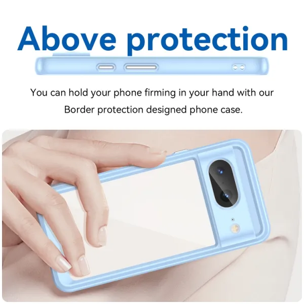 CRYSTAL Ochranný kryt pre Google Pixel 8 modrý