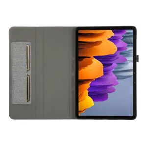 FABRIC Zaklápací obal pre Samsung Galaxy Tab S9 Ultra / Tab S10 Ultra šedý