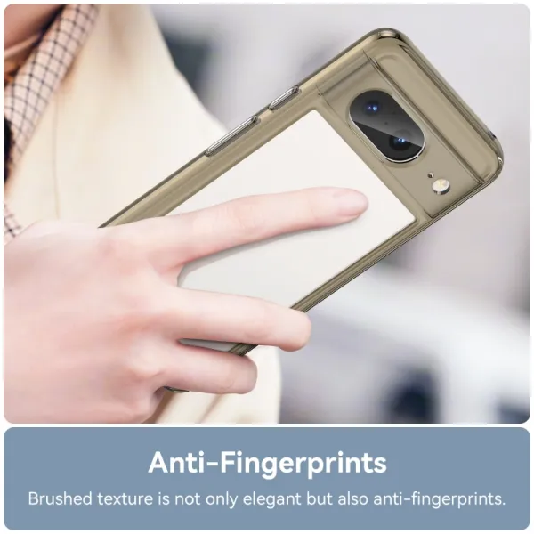 CRYSTAL Ochranný kryt pre Google Pixel 8 šedý