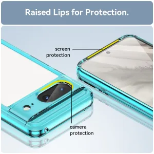 CRYSTAL Ochranný kryt pre Google Pixel 8 tyrkysový
