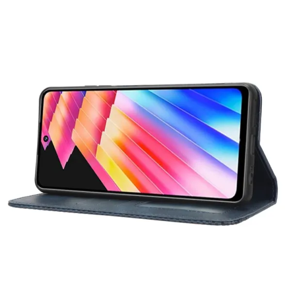 BUSINESS Peňaženkový kryt pre Infinix Hot 30 modrý
