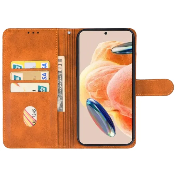 SMOOTH Peňaženkové puzdro pre Xiaomi Redmi Note 12 Pro hnedé