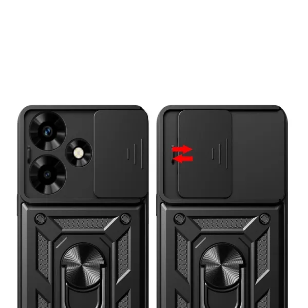 RING CAMERA Kryt s držiakom pre Infinix Hot 30 modrý