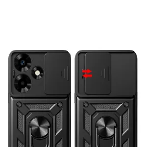 RING CAMERA Kryt s držiakom pre Infinix Hot 30 modrý