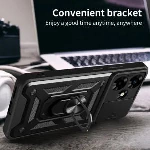 RING CAMERA Kryt s držiakom pre Infinix Hot 30 modrý