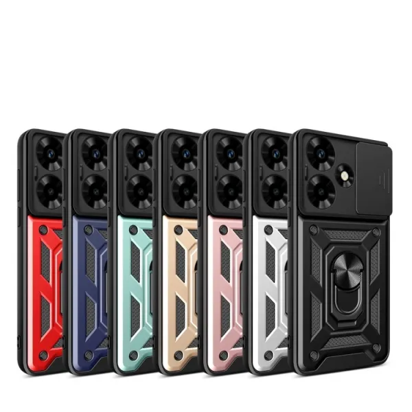 RING CAMERA Kryt s držiakom pre Infinix Hot 30 modrý