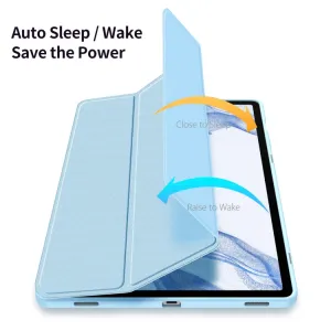 DUX TOBY Flipové puzdro pre Samsung Galaxy Tab S9 FE+ modré