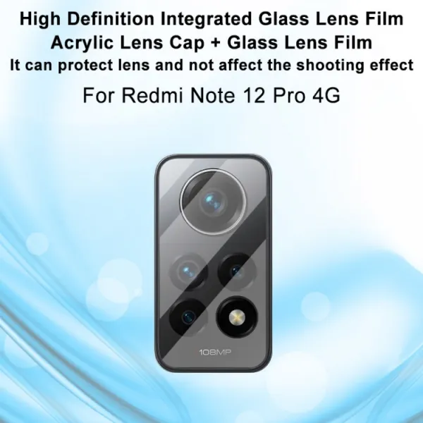 IMAK FULL COVER Sklo pre fotoaparát Xiaomi Redmi Note 12 Pro
