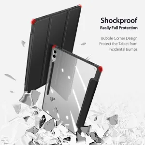 DUX TOBY Flipové puzdro pre Samsung Galaxy Tab S9 FE+ čierne
