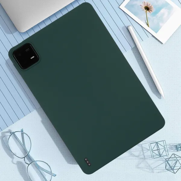 RUBBER Ochranný kryt pre Xiaomi Pad 6 / Pad 6 Pro tmavozelený