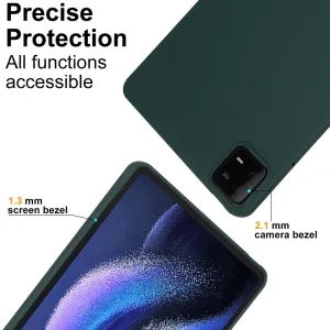 RUBBER Ochranný kryt pre Xiaomi Pad 6 / Pad 6 Pro tmavozelený