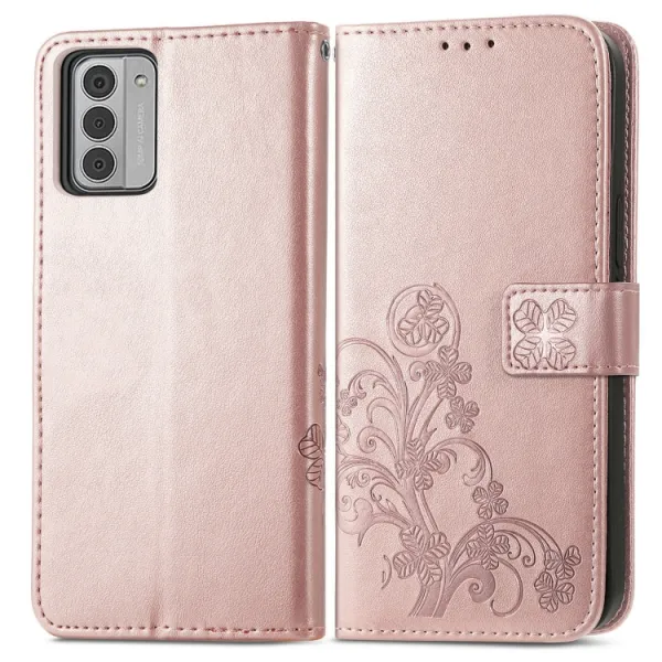 ART FLOWERS Peňaženkový kryt Nokia G42 5G svetloružový