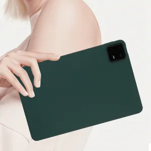 RUBBER Ochranný kryt pre Xiaomi Pad 6 / Pad 6 Pro tmavozelený