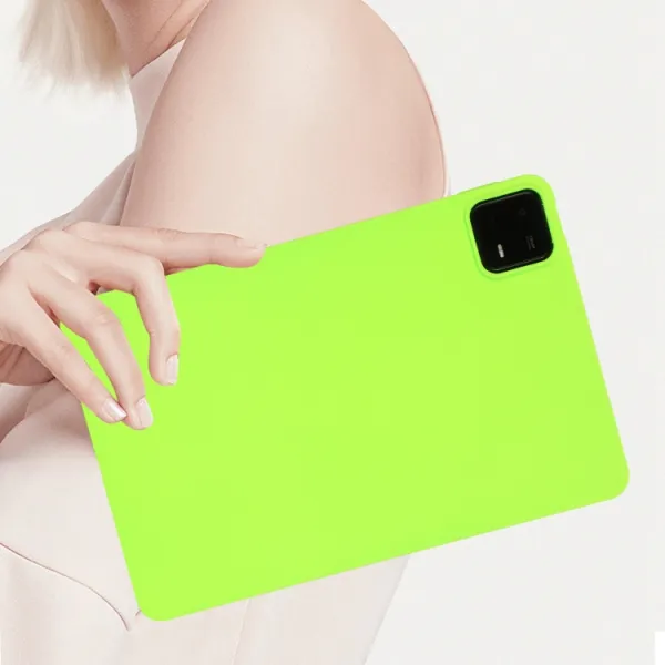RUBBER Ochranný kryt pre Xiaomi Pad 6 / Pad 6 Pro neónovo zelený