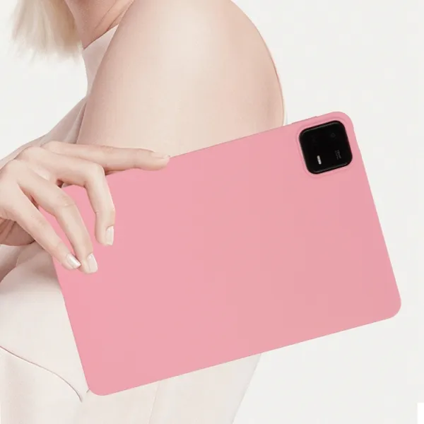 RUBBER Ochranný kryt pre Xiaomi Pad 6 / Pad 6 Pro svetloružový