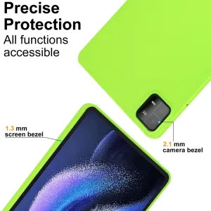 RUBBER Ochranný kryt pre Xiaomi Pad 6 / Pad 6 Pro neónovo zelený