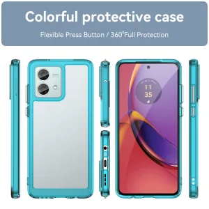 CRYSTAL Ochranný kryt pre Motorola Moto G84 5G tyrkysový