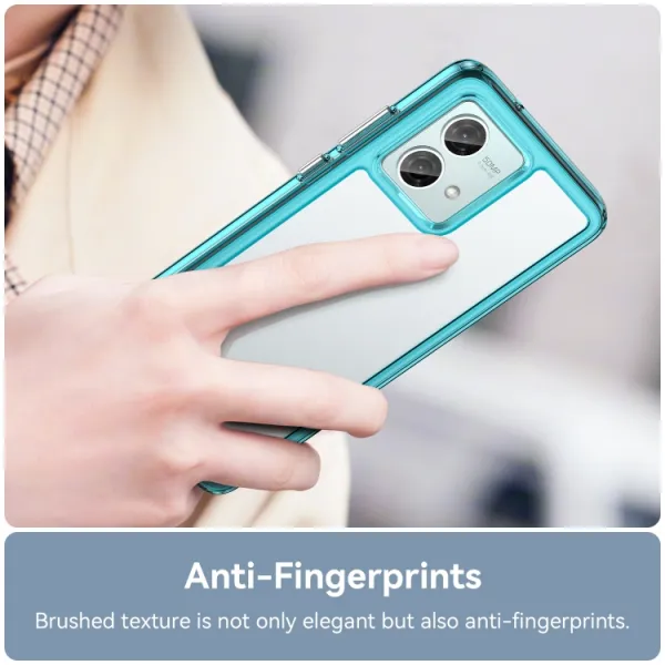 CRYSTAL Ochranný kryt pre Motorola Moto G84 5G tyrkysový