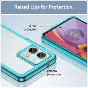 CRYSTAL Ochranný kryt pre Motorola Moto G84 5G tyrkysový