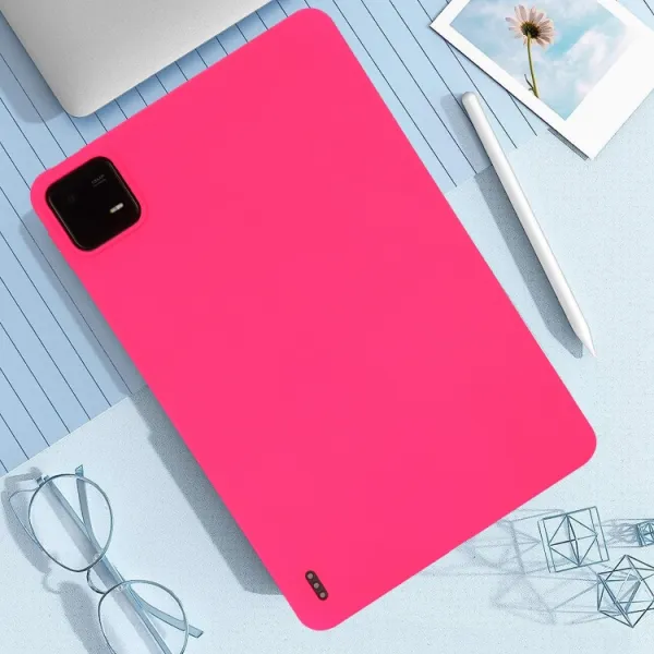 RUBBER Ochranný kryt pre Xiaomi Pad 6 / Pad 6 Pro neónovo ružový