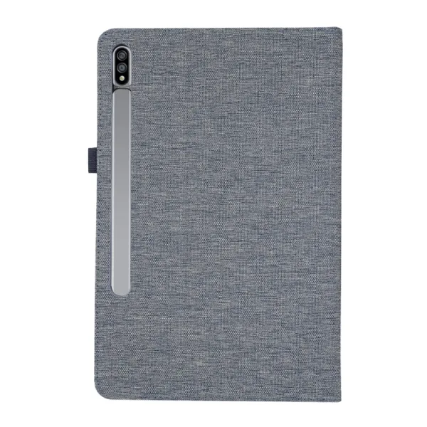 FABRIC Zaklápací obal pre Samsung Galaxy Tab S9 Ultra / Tab S10 Ultra modrý
