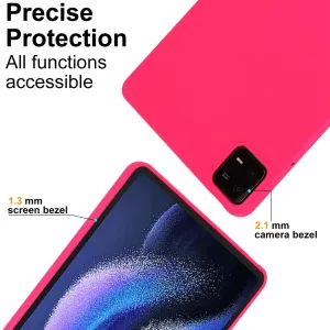 RUBBER Ochranný kryt pre Xiaomi Pad 6 / Pad 6 Pro neónovo ružový
