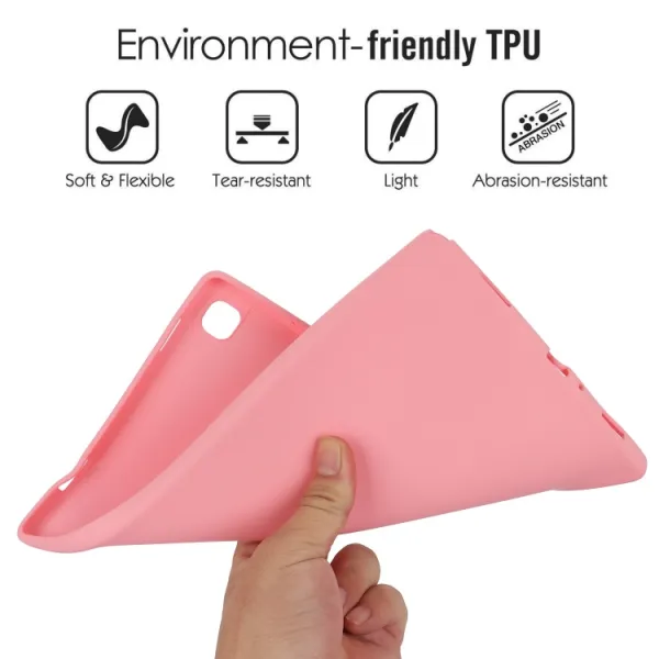 RUBBER Ochranný kryt pre Samsung Galaxy Tab A 8.0 2019 (T290/T295) svetloružový