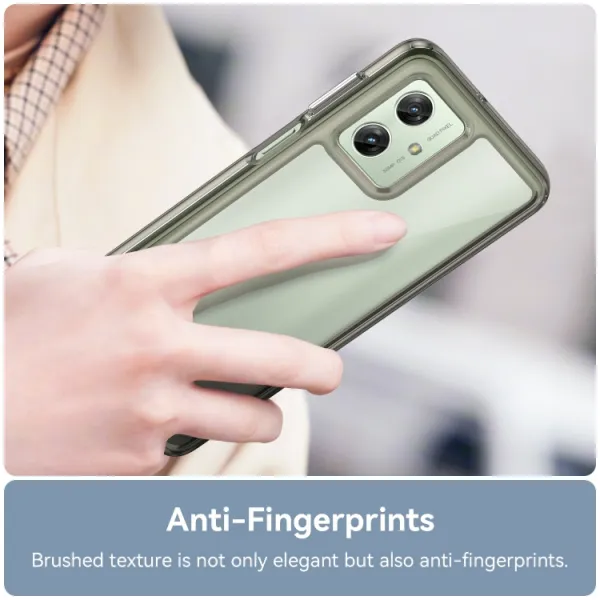 CRYSTAL Ochranný kryt pre Motorola Moto G54 šedý