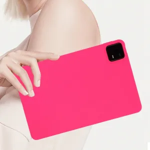 RUBBER Ochranný kryt pre Xiaomi Pad 6 / Pad 6 Pro neónovo ružový