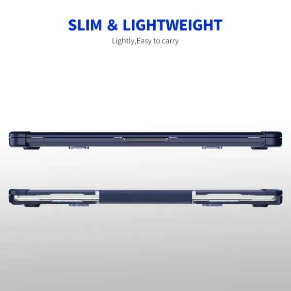 ENKAY RUGGED Ochranný set pre Apple MacBook Air 15" M2 / M3 (A2941 / A3114) ružový