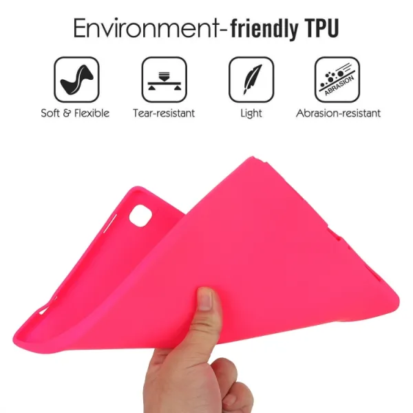RUBBER Ochranný kryt pre Samsung Galaxy Tab A 8.0 2019 (T290/T295) neónovo ružový