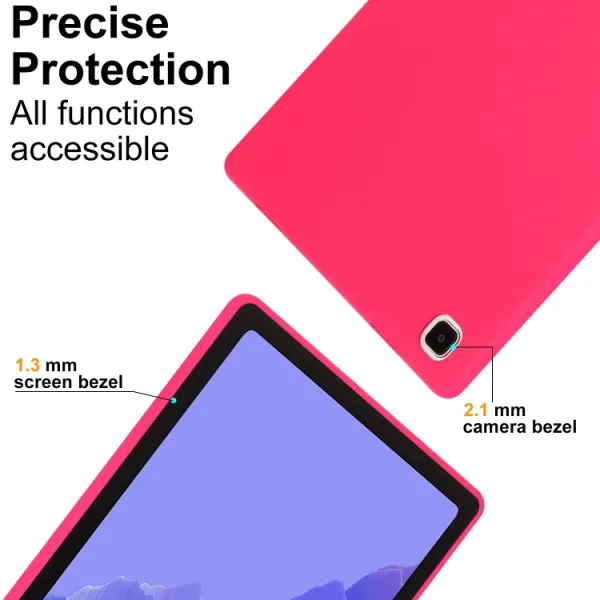 RUBBER Ochranný kryt pre Samsung Galaxy Tab A 8.0 2019 (T290/T295) neónovo ružový