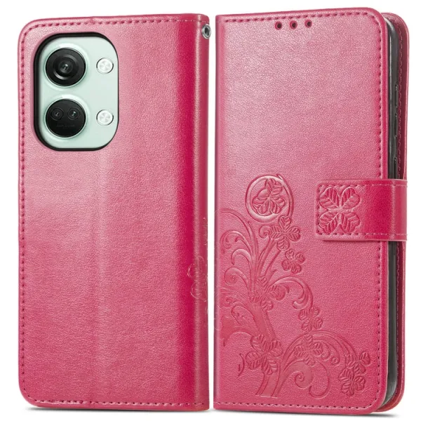 ART FLOWERS Peňaženkový obal pre OnePlus Nord 3 5G tmavoružový