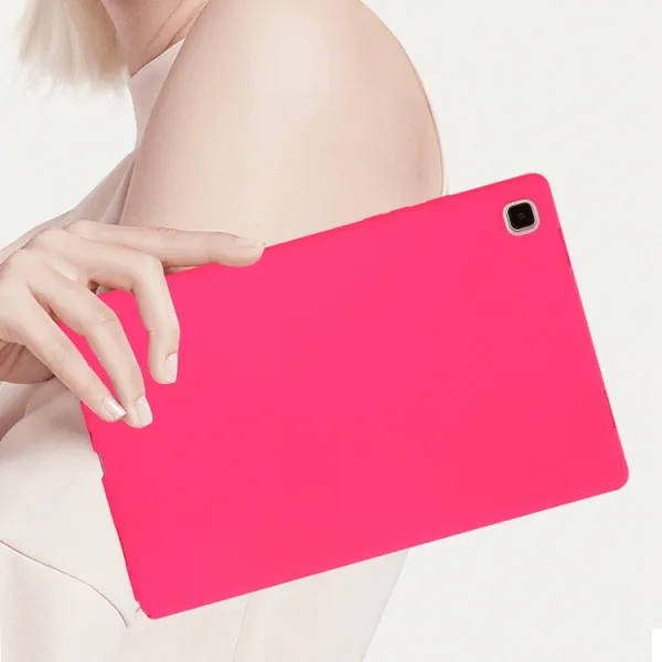 RUBBER Ochranný kryt pre Samsung Galaxy Tab A 8.0 2019 (T290/T295) neónovo ružový