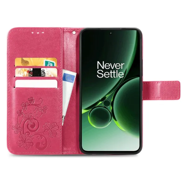 ART FLOWERS Peňaženkový obal pre OnePlus Nord 3 5G tmavoružový