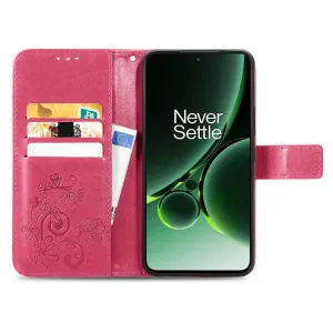 ART FLOWERS Peňaženkový obal pre OnePlus Nord 3 5G tmavoružový