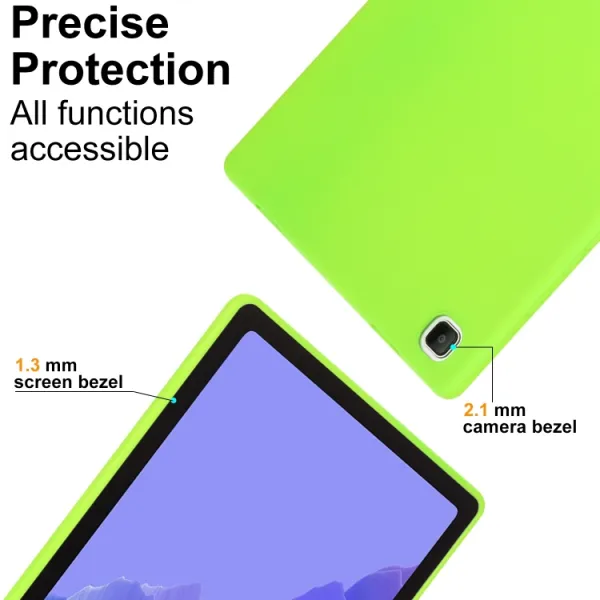 RUBBER Ochranný kryt pre Samsung Galaxy Tab A 8.0 2019 (T290/T295) neónovo zelený