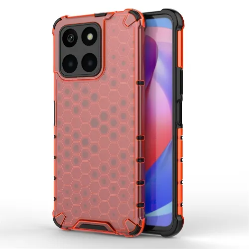 HONEYCOMB Ochranný kryt Honor X6a červený