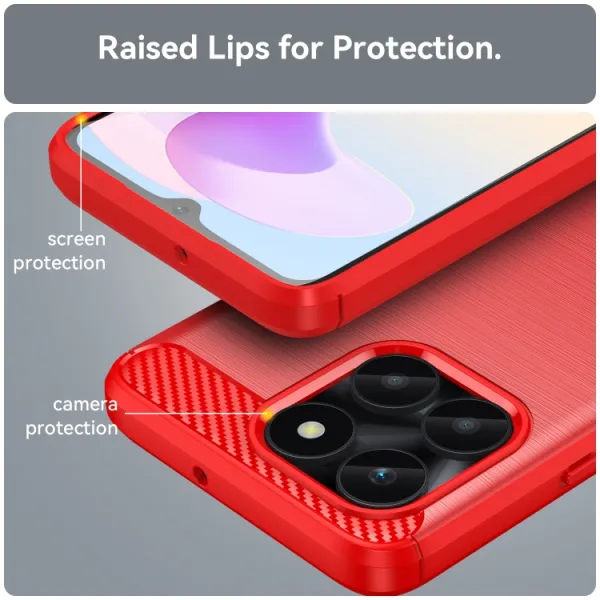FLEXI TPU Kryt pre Honor X6a červený