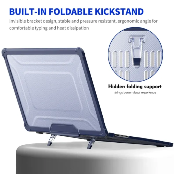 ENKAY RUGGED Ochranný set pre Apple MacBook Air 15" M2 / M3 (A2941 / A3114) ružový