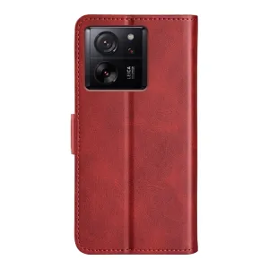 SIDE Peňaženkové puzdro pre Xiaomi 13T / 13T Pro červené