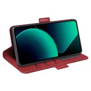 SIDE Peňaženkové puzdro pre Xiaomi 13T / 13T Pro červené