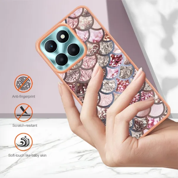 IMD MARBLE Ochranný kryt Honor X6a PINK SCALES