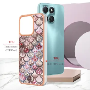 IMD MARBLE Ochranný kryt Honor X6a PINK SCALES