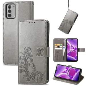 ART FLOWERS Peňaženkový kryt Nokia G42 5G šedý
